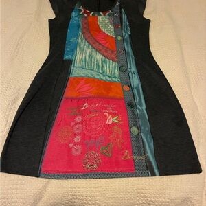 Desigual Multicolor Sheath Dress Size Medium